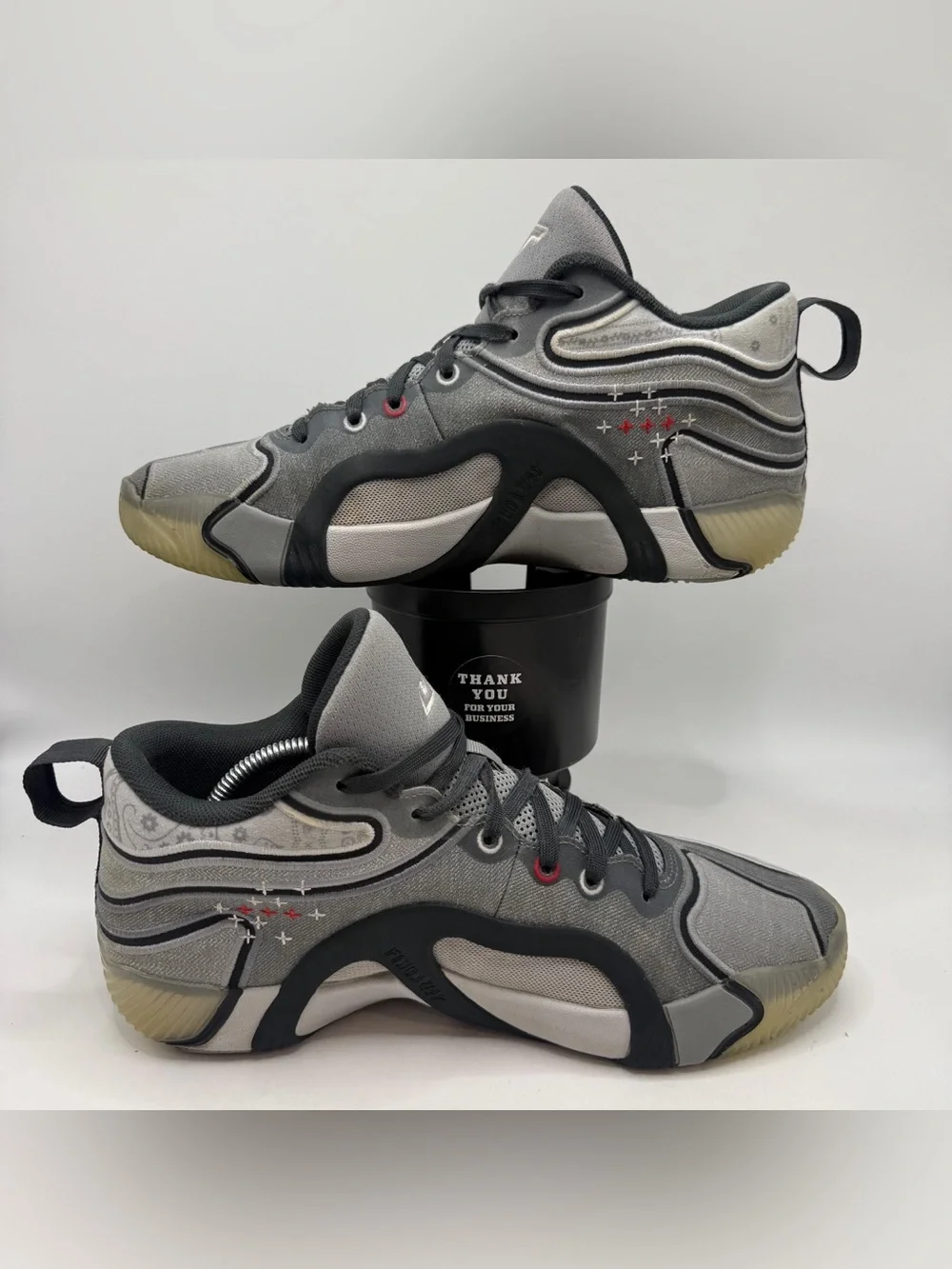 Jordan Tatum 3 St. Louis Men’s 10 Grey Basketball Shoes HV5878-002 Jayson
